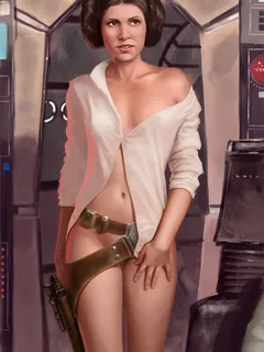 princess leia says hi by jedi-art-trick