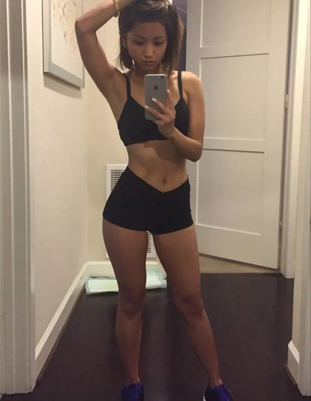 brenda song abs