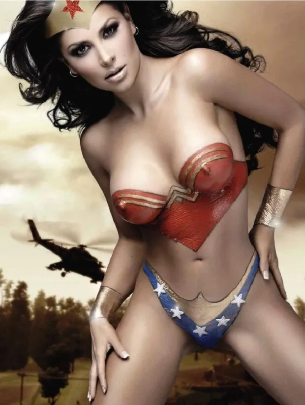 gaby ramirez being a hot wonder woman