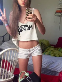 skinny teen in short shorts