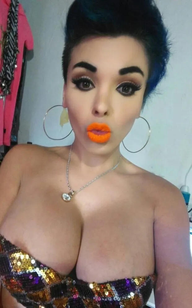 alexis la vega aimes to stay in the lane of pure sexiness with her big plump lips & supple breastiture - funnyy fota lipz bobs