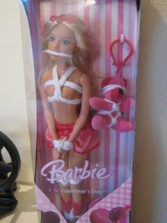 bondage barbie. valentine edition. :-d