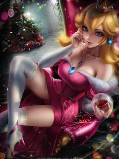 alexandra mae - princess peach christmas