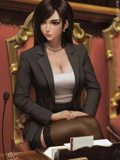 tifa lockhart in the italian senate.