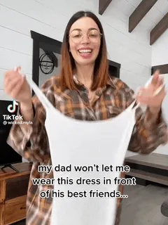 if you were my daughter you wouldn't be wearing that dress anywhere except to bounce those bodacious boobies for your daddy