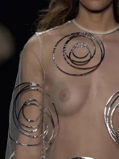 runway rack on display. breezy.