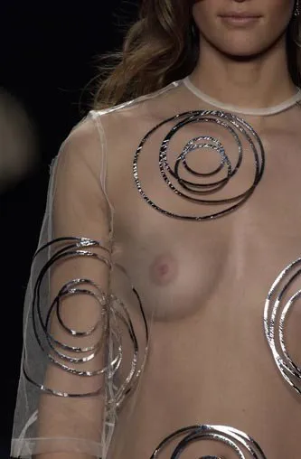 runway rack on display. breezy.