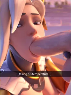 mercy taking someones temperature