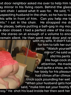 i went straight home and ate my wife’s pussy.