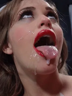 mia malkova is pretty with cum on here face