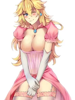 princess peach by flowerxl