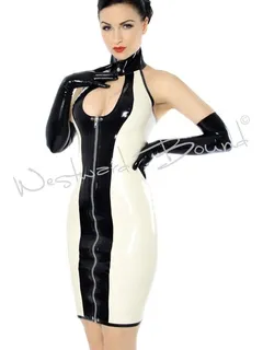 westward-bound-latex: koozie dress. fashionable and elegant, a...