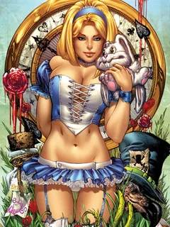 grimm fairy tales presents alice in wonderland #1