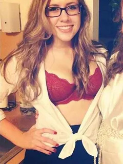 cute innocent girl gets naughty for party and wears bra, showing her sexy big tits. she gives the best blowjobs with those lips!