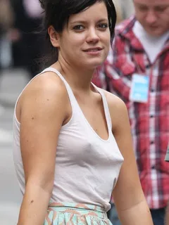 lily allen braless