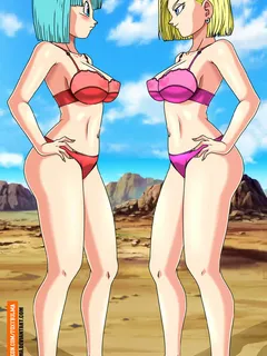 androide 18 y bulma