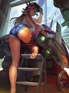 d,va fixing her mech