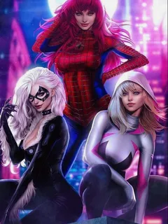 mary jane, black cat, gwen stacy